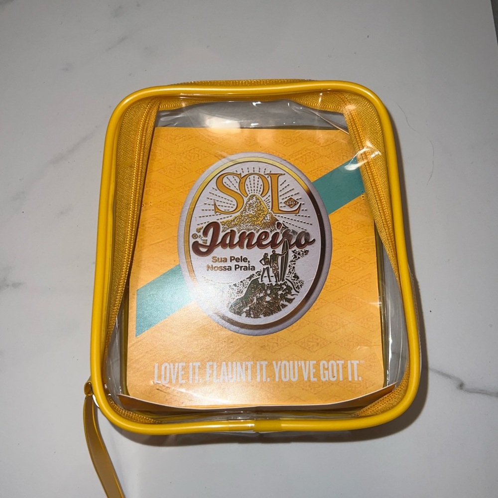sol de janeiro mini travel makeup toiletry bag ONLY